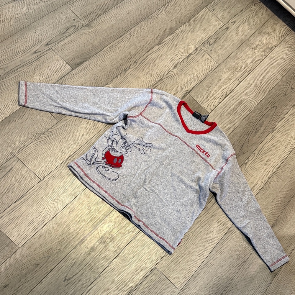 Junior size l large fleece sweater in good used condition